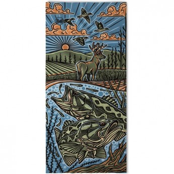 Бандана BUFF COOLNET UV+ CASEY UNDERWOOD BASS SCAPE MULTI Бандана BUFF COOLNET UV+ CASEY UNDERWOOD BASS SCAPE MULTI