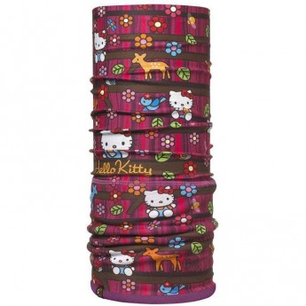 Бандана BUFF KIDS LICENSES HELLO KITTY POLAR BUFF FOREST\ MARDI GRAPE POLARTEC Бандана BUFF KIDS LICENSES HELLO KITTY POLAR BUFF FOREST\ MARDI GRAPE POLARTEC