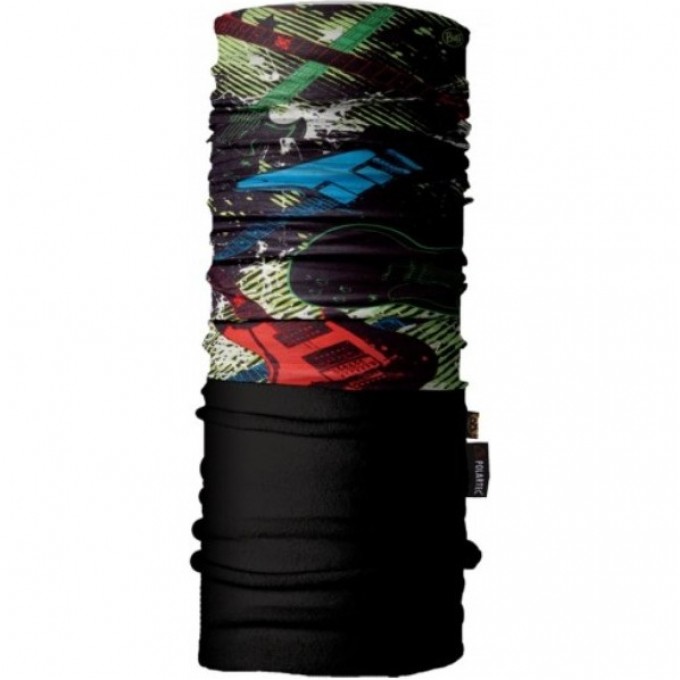 Бандана BUFF KIDS POLAR BUFF ROCKER\BLACK POLARTEC 101545/82424 Бандана BUFF KIDS POLAR BUFF ROCKER\BLACK POLARTEC 101545/82424
