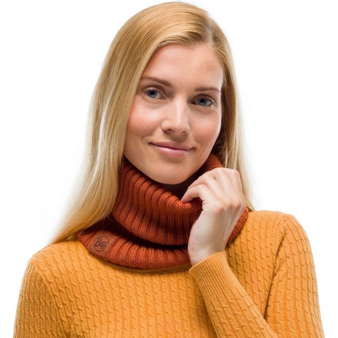 Модный шарф-труба BUFF NECKWARMER KNITTED COMFORT NORVAL RUSTY 124244.404.10.00 Модный шарф-труба BUFF NECKWARMER KNITTED COMFORT NORVAL RUSTY 124244.404.10.00