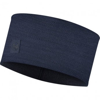 Повязка BUFF MERINO WIDE HEADBAND SOLID DENIM Повязка BUFF MERINO WIDE HEADBAND SOLID DENIM