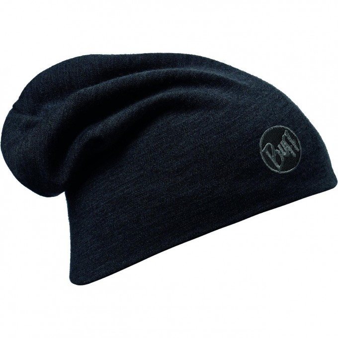 Шапка BUFF HW MERINO WOOL HAT SOLID BLACK 113028.999.10.00 Шапка BUFF HW MERINO WOOL HAT SOLID BLACK 113028.999.10.00