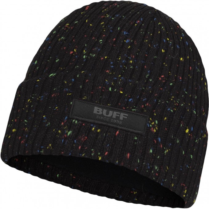 Шапка BUFF KNITTED & FLEECE BAND HAT JORG BLACK 123541.999.10.00 Шапка BUFF KNITTED & FLEECE BAND HAT JORG BLACK 123541.999.10.00
