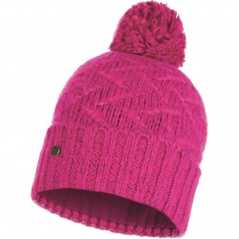 Шапка BUFF KNITTED & POLAR HAT EBBA BRIGHT PINK Шапка BUFF KNITTED & POLAR HAT EBBA BRIGHT PINK