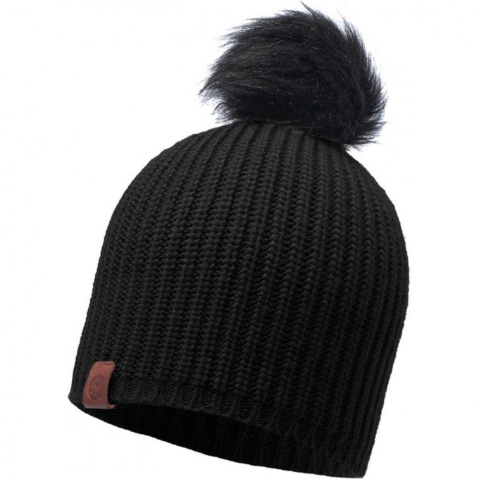 Шапка BUFF KNITTED HAT ADALWOLF BLACK 115405.999.10.00 Шапка BUFF KNITTED HAT ADALWOLF BLACK 115405.999.10.00