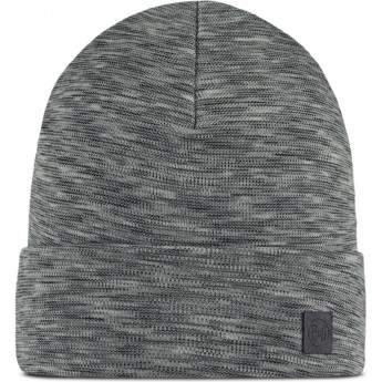 Шапка BUFF MERINO HEAVYWEIGHT FOG GREY MULTI STRIPES