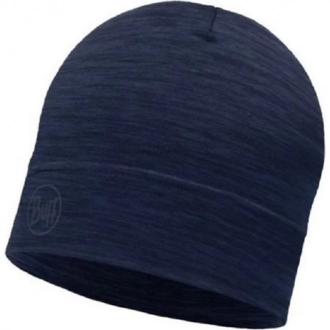 Шапка BUFF MERINO LIGHTWEIGHT HAT SOLID NIGHT BLUE 113013.779.10.00
