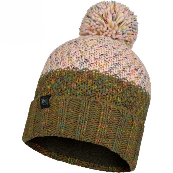 Шапка вязаная с флисом BUFF HAT KNITTED POLAR JANNA ROSE 117851.512.10.00