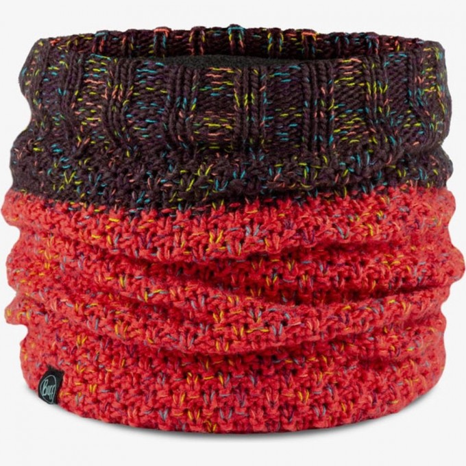 Шарф BUFF KNITTED & FLEECE NECKWARMER JANNA CORAL 120704.423.10.00 Шарф BUFF KNITTED & FLEECE NECKWARMER JANNA CORAL 120704.423.10.00