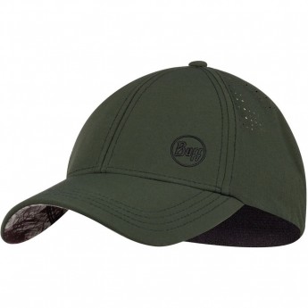 Спортивная кепка BUFF TREK CAP HASHTAG MOSS GREEN Спортивная кепка BUFF TREK CAP HASHTAG MOSS GREEN