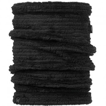 Теплый шарф-труба флисовый BUFF SOLID GRAPHITE BLACK
