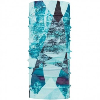 Тонкая зимняя бандана-трансформер BUFF THERMONET MIST AQUA Тонкая зимняя бандана-трансформер BUFF THERMONET MIST AQUA