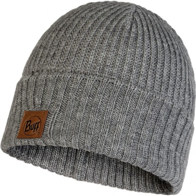 Вязаная шапка BUFF HAT KNITTED RUTGER MELANGE GREY 117845.938.10.00 Вязаная шапка BUFF HAT KNITTED RUTGER MELANGE GREY 117845.938.10.00