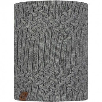 Вязаный шарф-труба с флисом BUFF NECKWARMER KNITTED POLAR NEW HELLE CASTLEROCK GREY Вязаный шарф-труба с флисом BUFF NECKWARMER KNITTED POLAR NEW HELLE CASTLEROCK GREY
