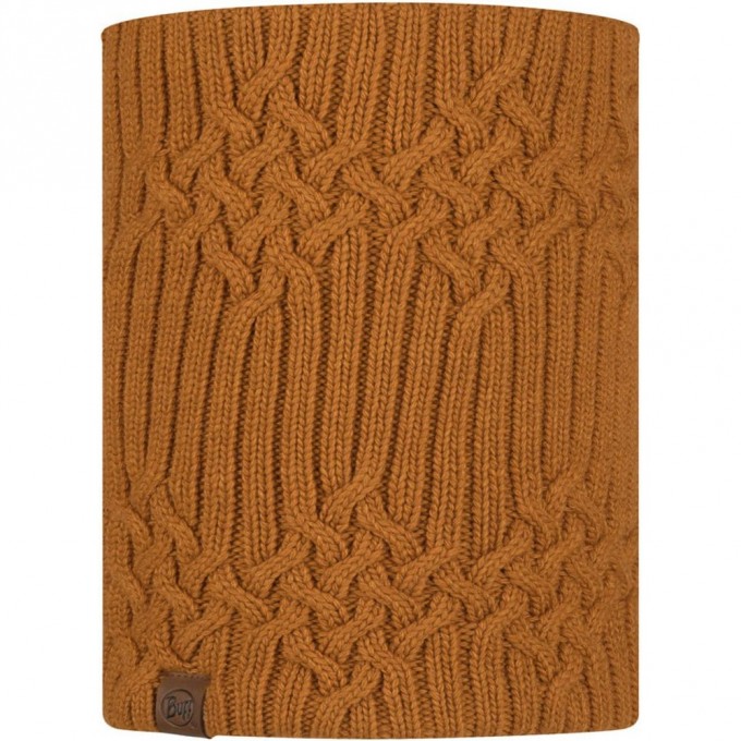 Вязаный шарф-труба с флисом BUFF NECKWARMER KNITTED POLAR NEW HELLE MUSTARD 120828.118.10.00 Вязаный шарф-труба с флисом BUFF NECKWARMER KNITTED POLAR NEW HELLE MUSTARD 120828.118.10.00