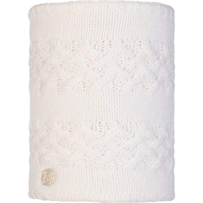 Вязаный шарф-труба с флисом BUFF NECKWARMER KNITTED POLAR SAVVA WHITE 113349.000.10.00 Вязаный шарф-труба с флисом BUFF NECKWARMER KNITTED POLAR SAVVA WHITE 113349.000.10.00